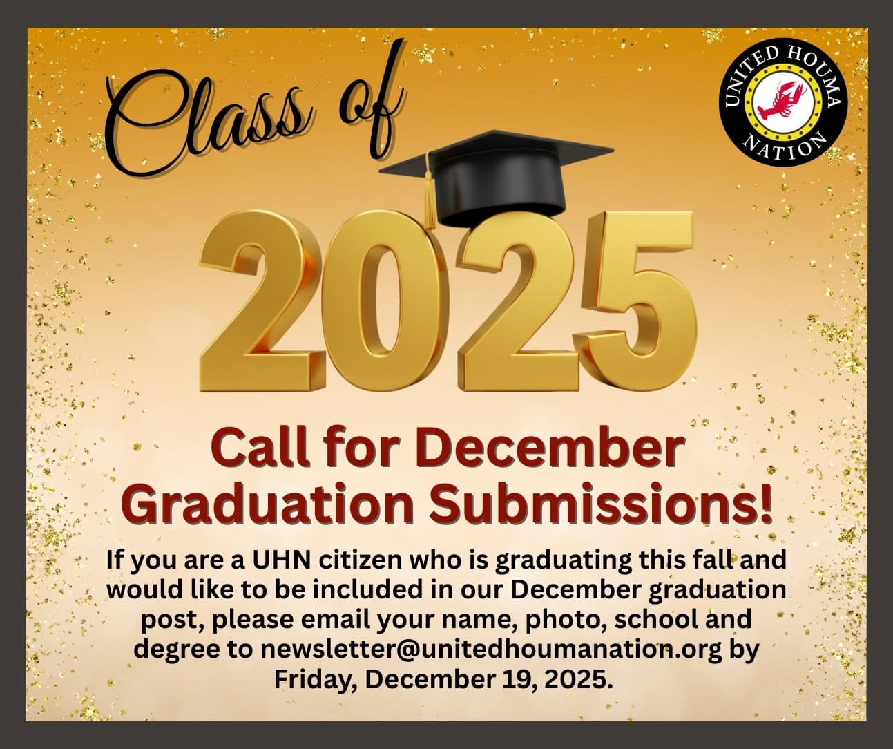 Call for Submissions: December 2025 Graduation Announcements - The ...